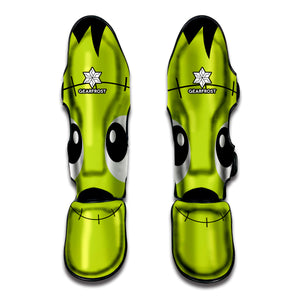 Cute Frankenstein Face Print Muay Thai Shin Guard