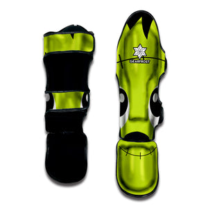 Cute Frankenstein Face Print Muay Thai Shin Guard