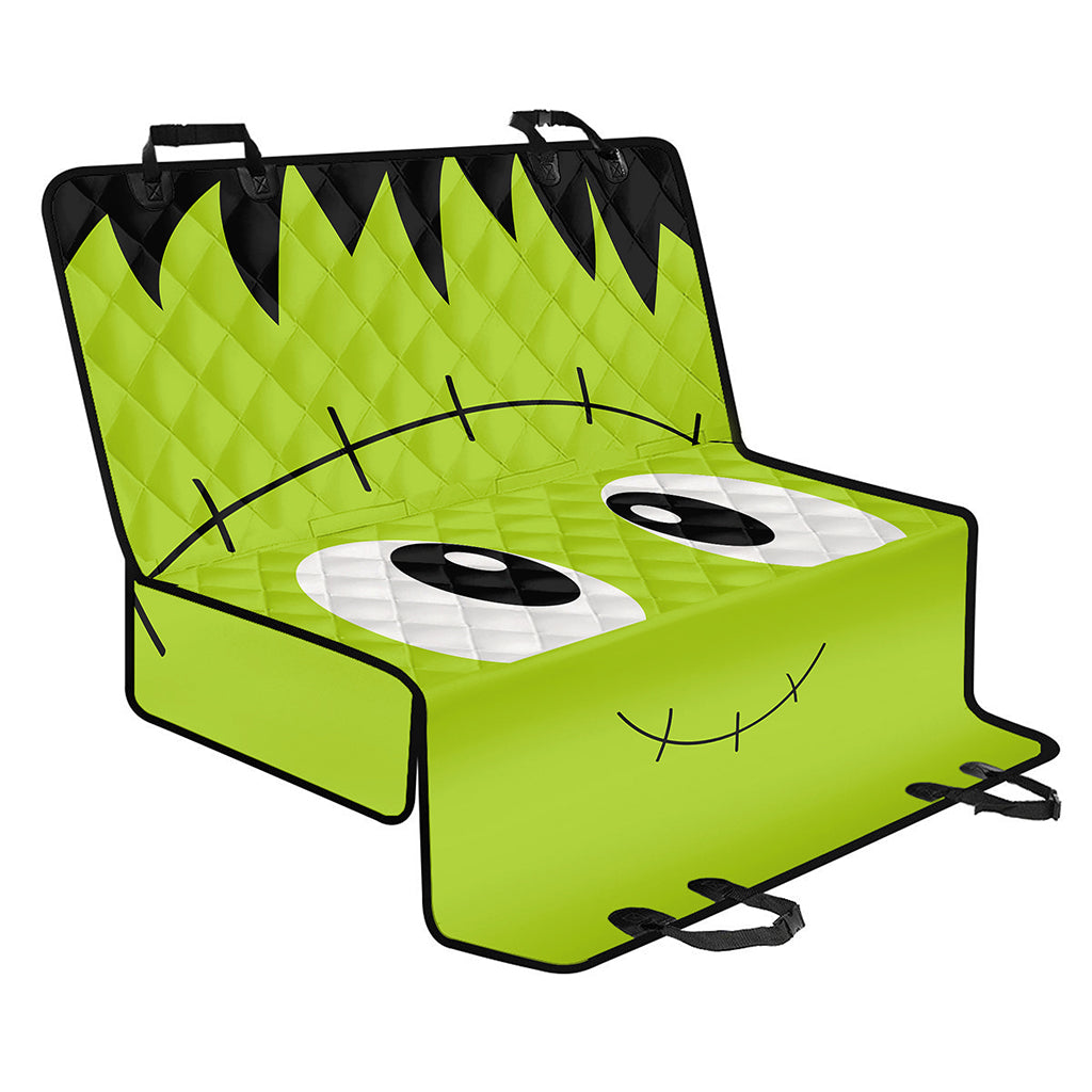 Cute Frankenstein Face Print Pet Car Back Seat Cover