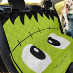 Cute Frankenstein Face Print Pet Car Back Seat Cover