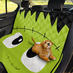 Cute Frankenstein Face Print Pet Car Back Seat Cover