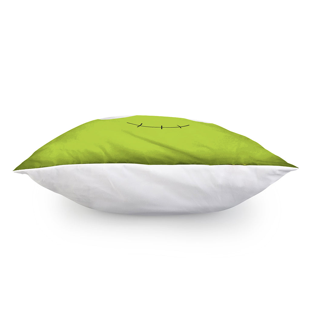 Cute Frankenstein Face Print Pillow Cover