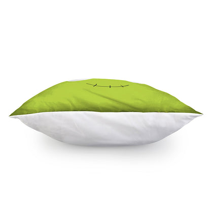 Cute Frankenstein Face Print Pillow Cover