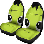 Cute Frankenstein Face Print Universal Fit Car Seat Covers