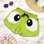 Cute Frankenstein Face Print Women's Shorts