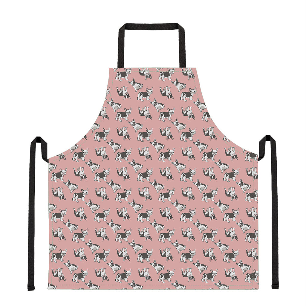 Cute French Bulldog Puppy Pattern Print Apron