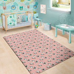 Cute French Bulldog Puppy Pattern Print Area Rug