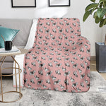 Cute French Bulldog Puppy Pattern Print Blanket