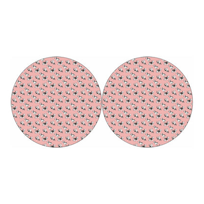 Cute French Bulldog Puppy Pattern Print Car Coasters