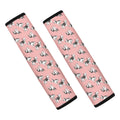 Cute French Bulldog Puppy Pattern Print Car Seat Belt Covers