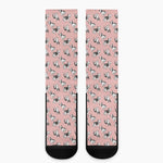 Cute French Bulldog Puppy Pattern Print Crew Socks