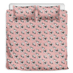 Cute French Bulldog Puppy Pattern Print Duvet Cover Bedding Set