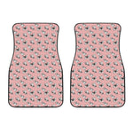 Cute French Bulldog Puppy Pattern Print Front Car Floor Mats