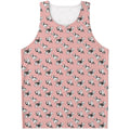 Cute French Bulldog Puppy Pattern Print Men's Tank Top