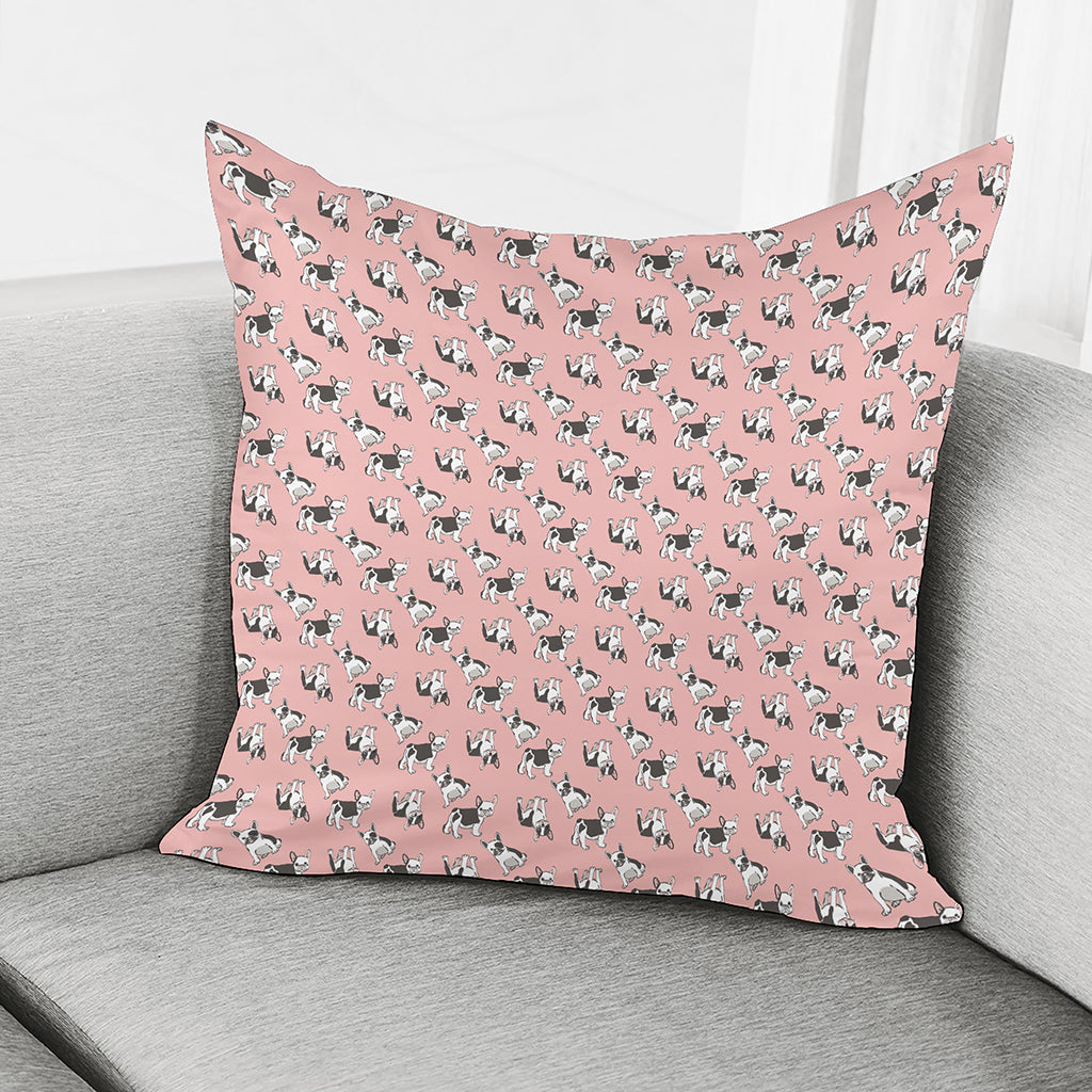 Cute French Bulldog Puppy Pattern Print Pillow Cover