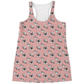 Cute French Bulldog Puppy Pattern Print Women's Racerback Tank Top