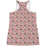 Cute French Bulldog Puppy Pattern Print Women's Racerback Tank Top