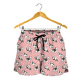 Cute French Bulldog Puppy Pattern Print Women's Shorts
