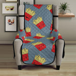 Cute French Fries Pattern Print Armchair Protector