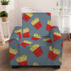 Cute French Fries Pattern Print Armchair Slipcover