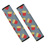 Cute French Fries Pattern Print Car Seat Belt Covers