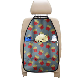 Cute French Fries Pattern Print Car Seat Organizers