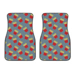 Cute French Fries Pattern Print Front Car Floor Mats