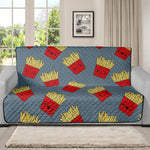 Cute French Fries Pattern Print Futon Protector