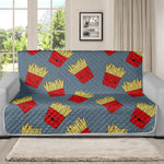 Cute French Fries Pattern Print Futon Protector