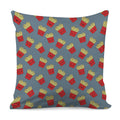 Cute French Fries Pattern Print Pillow Cover