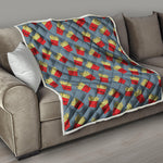 Cute French Fries Pattern Print Quilt
