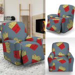 Cute French Fries Pattern Print Recliner Slipcover