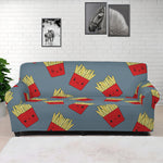 Cute French Fries Pattern Print Sofa Cover