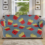 Cute French Fries Pattern Print Sofa Protector