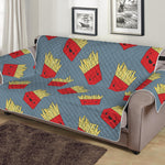 Cute French Fries Pattern Print Sofa Protector