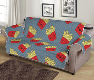 Cute French Fries Pattern Print Sofa Protector