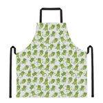 Cute Frog Pattern Print Apron