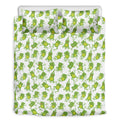 Cute Frog Pattern Print Duvet Cover Bedding Set