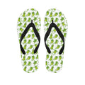 Cute Frog Pattern Print Flip Flops
