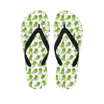 Cute Frog Pattern Print Flip Flops
