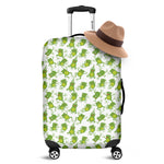 Cute Frog Pattern Print Luggage Cover