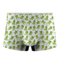 Cute Frog Pattern Print Men's Boxer Briefs