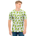 Cute Frog Pattern Print Men's T-Shirt