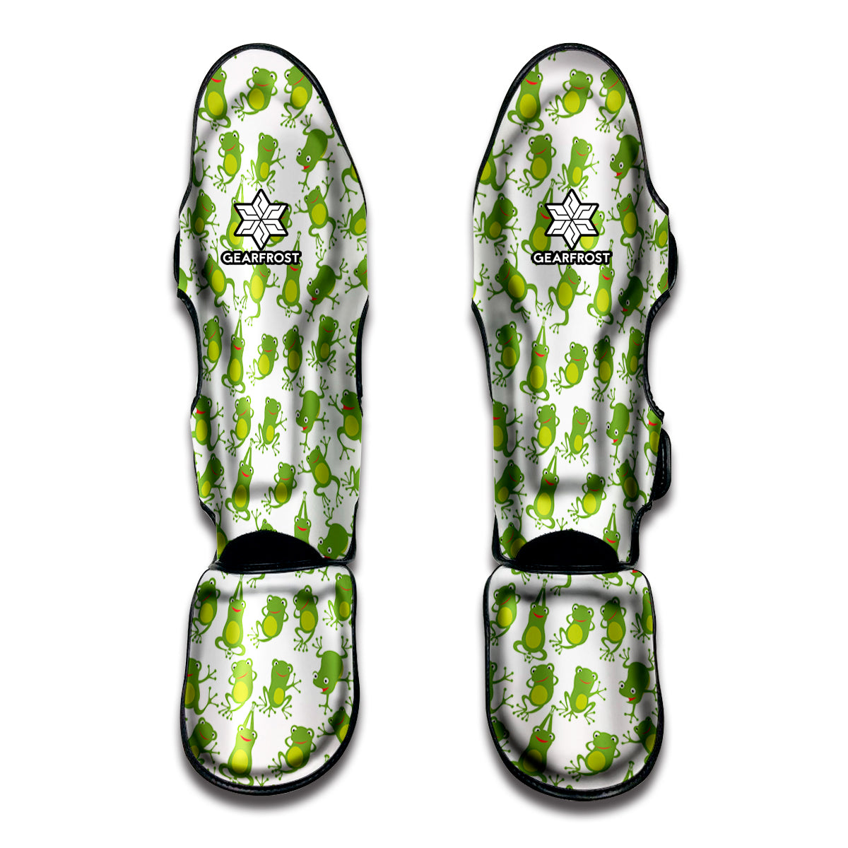 Cute Frog Pattern Print Muay Thai Shin Guard