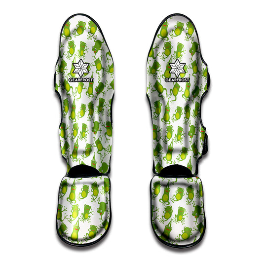 Cute Frog Pattern Print Muay Thai Shin Guard