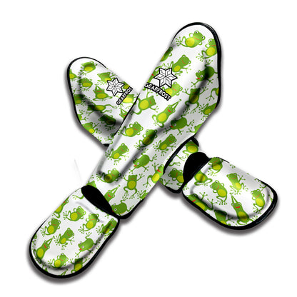 Cute Frog Pattern Print Muay Thai Shin Guard