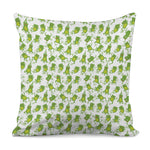 Cute Frog Pattern Print Pillow Cover