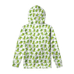 Cute Frog Pattern Print Pullover Hoodie