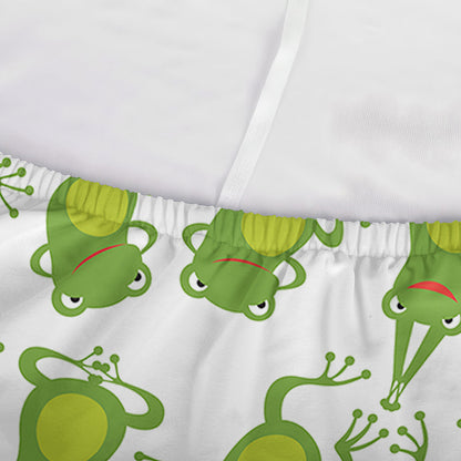 Cute Frog Pattern Print Sofa Cover