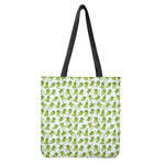 Cute Frog Pattern Print Tote Bag